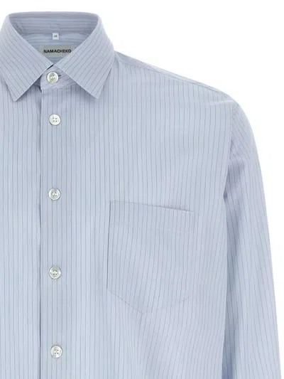 Namacheko Striped Shirt Button-down Collar In Blue