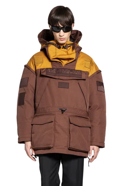 Napapijri Martine Rose Collaboration Skidoo Anorak In Brown