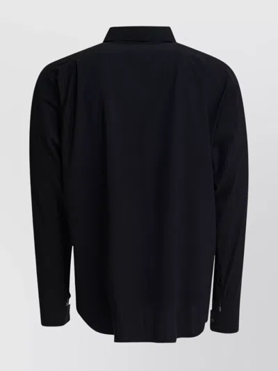 Gr10k Long Sleeve Shirt Chest Pockets In Black