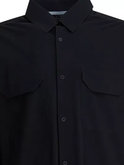 Gr10k Long Sleeve Shirt Chest Pockets In Black