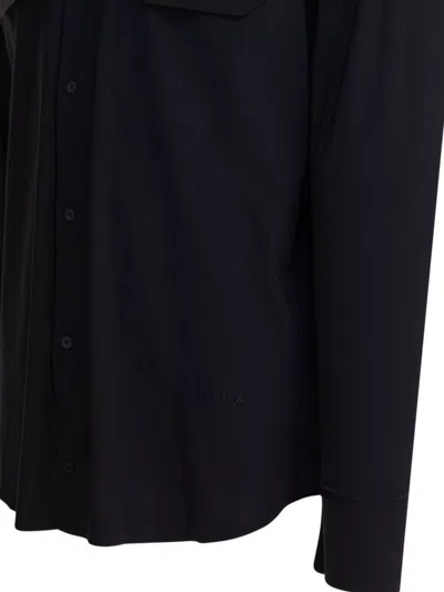 Gr10k Long Sleeve Shirt Chest Pockets In Black