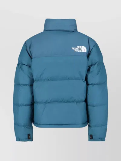 The North Face Fitted Utility Jacket With Front Zipper And Multiple Pockets In Blue