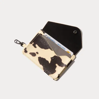 Bandolier Add-on Magnet Wallet - Spotted Hide/pewter In Neutral