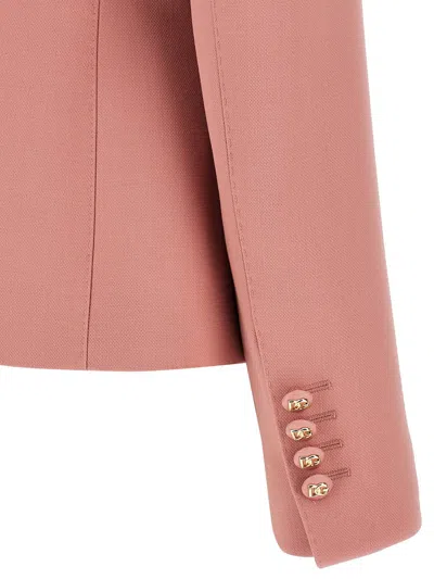 Dolce & Gabbana 'dolce' Blazer In Pink