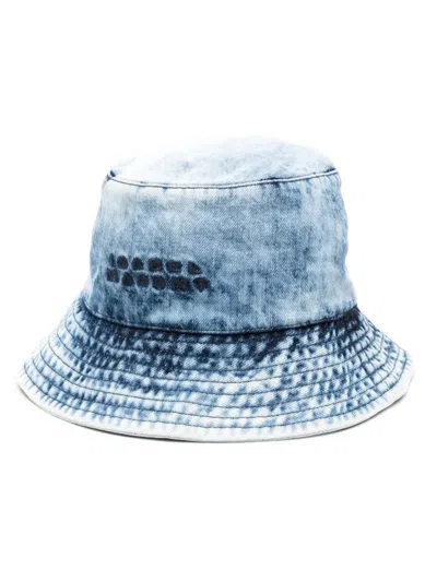 Isabel Marant Giorgia Denim Bucket Hat In Blue