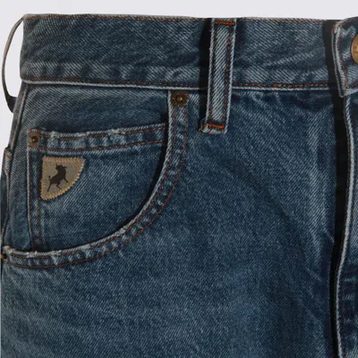 Lois Jeans Blue Cotton Denim Jeans In Blue