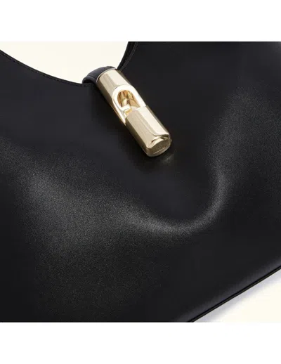 Furla Borsa Goccia M Hobo Nera In Black