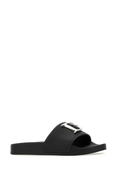 Dsquared2 Slippers In Black