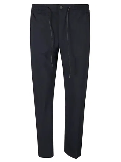 Pt Torino Drawstring Trousers In Blue