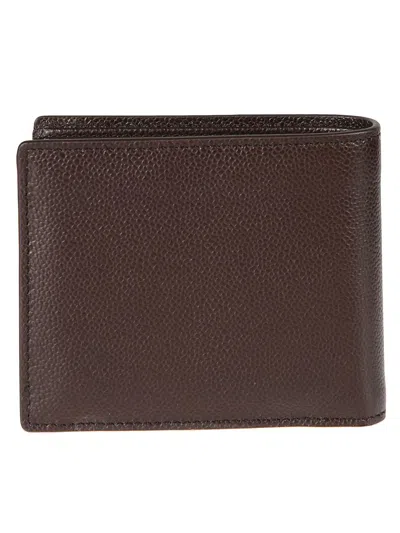 Tod's Logo Plaque Wallet In Brown