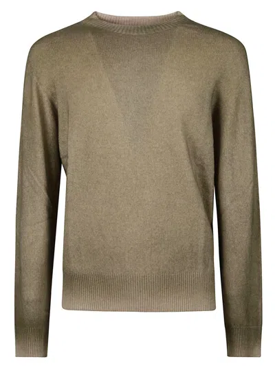 Aragona Ribbed Sweater In Brown