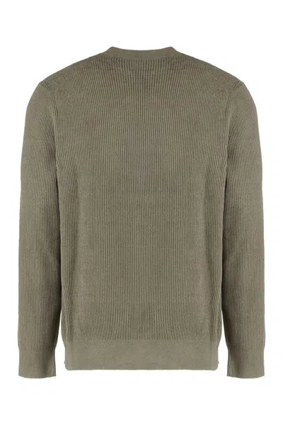 Hugo Boss Maglione Effetto Velluto A Coste Marrone In Brown