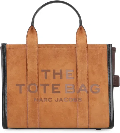 Marc Jacobs The Suede Medium Tote Bag Copper In Brown
