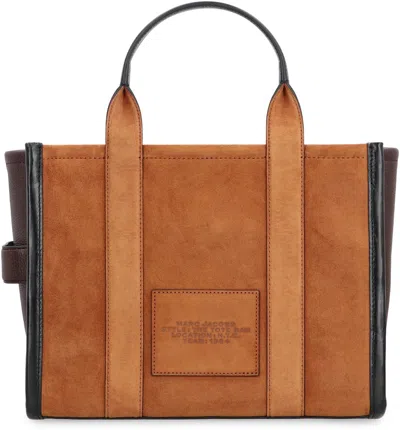 Marc Jacobs The Suede Medium Tote Bag Copper In Brown