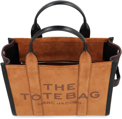 Marc Jacobs The Suede Medium Tote Bag Copper In Brown