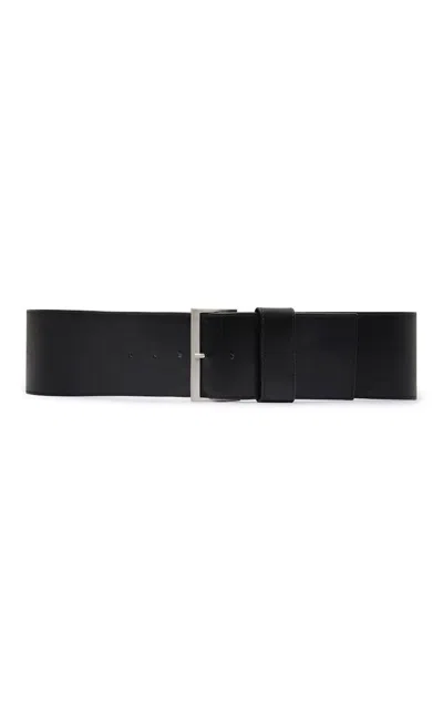 St Agni Wide Classic Belt In Black
