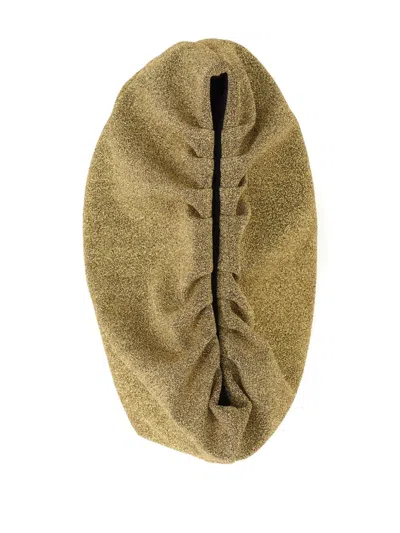 Eres Soirée Gathered Pouch In Gold