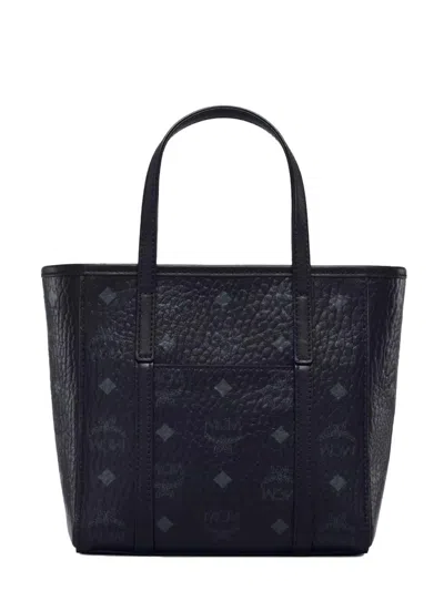 Mcm Toni Top-zip Mini Tote In Black