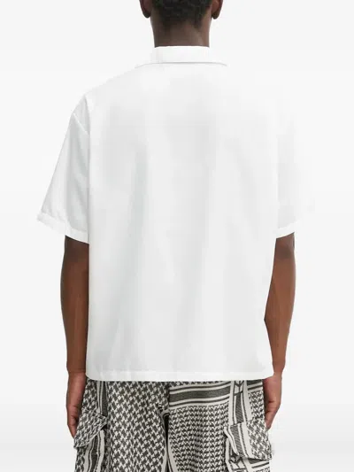 Neighborhood Chest-pocket Short-sleeve Shirt In White