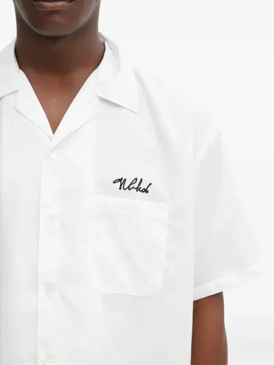 Neighborhood Chest-pocket Short-sleeve Shirt In White