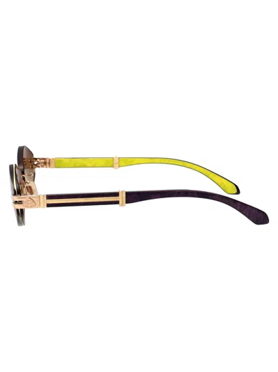 Maybach Eyewear Mg-wek-m09 Titanium Sunglasses In Green