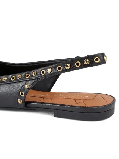 Kurt Geiger Studded Ballet Flats In Black