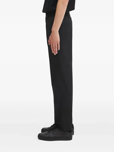 Filling Pieces Zip Detail Trousers In Black