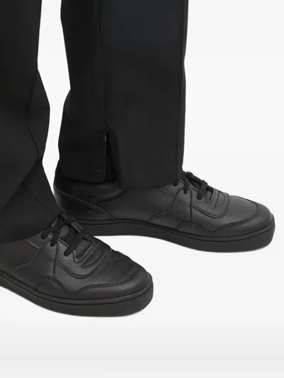 Filling Pieces Zip Detail Trousers In Black