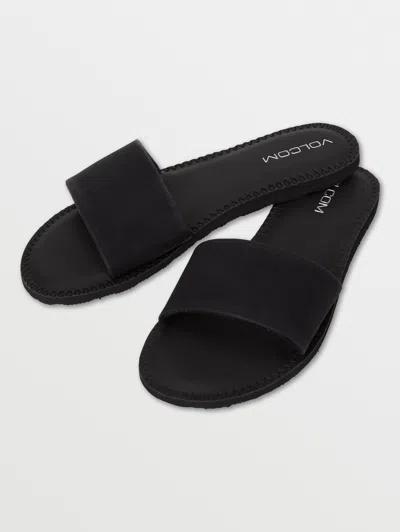 Volcom Women's Simple Slides In Black