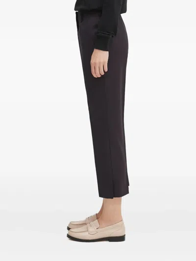 Kenzo Slit Detail Trousers In Black
