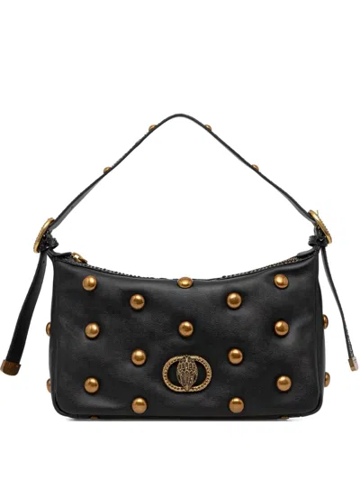 Kurt Geiger Chelsea Studded Soft Shoulder Bag In Black