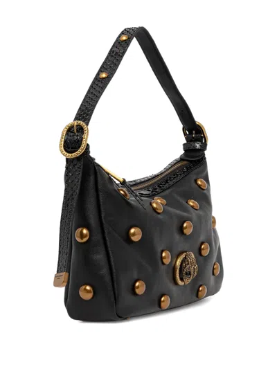 Kurt Geiger Chelsea Studded Soft Shoulder Bag In Black