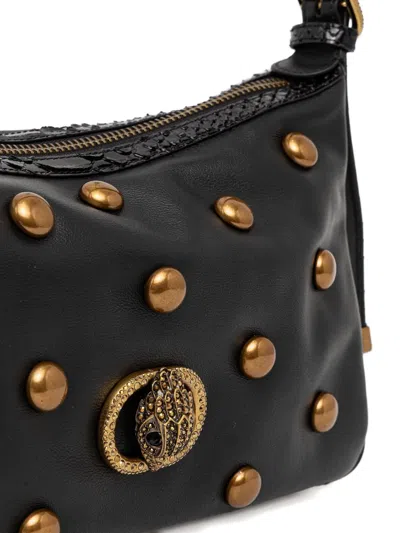 Kurt Geiger Chelsea Studded Soft Shoulder Bag In Black