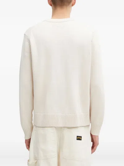 Filling Pieces Ribbed Graphic Sweater In Neutral