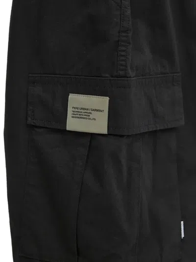 Neighborhood Cargo-pocket Shorts In Black
