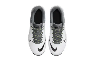 Nike (gs)  Hyperdiamond 4 Keystone Gg 'white Cool Grey' In Gray