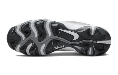 Nike (gs)  Hyperdiamond 4 Keystone Gg 'white Cool Grey' In Gray