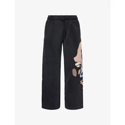 Kidsuper Drawstring Casual Pants In Black