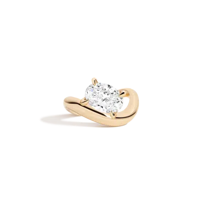 Aurate New York 3ct Oval Lab Grown Diamond Floating Ring In Multi