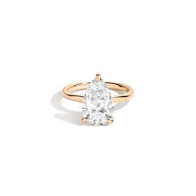 Aurate New York 4ct Pear Lab Grown Diamond Solitaire Ring In Multi