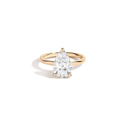 Aurate New York 3ct Pear Lab Grown Diamond Solitaire Ring In Multi