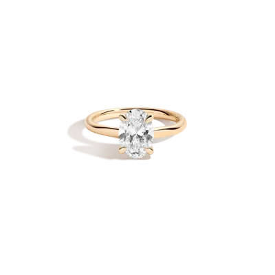 Aurate New York 2ct Oval Lab Grown Diamond Solitaire Ring In White