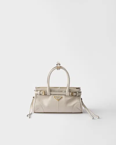 Prada Bonnie Mini-handtasche Aus Leder In White