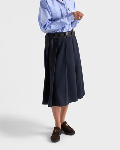 Prada Suede Loafers With Chunky Heel And Round Toe In Animal Print