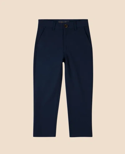 Brooks Brothers Boys Woven Stretch Pants In Blue