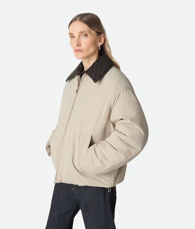 Bottega Veneta Steppjacke Aus Technischem Nylon In Neutral