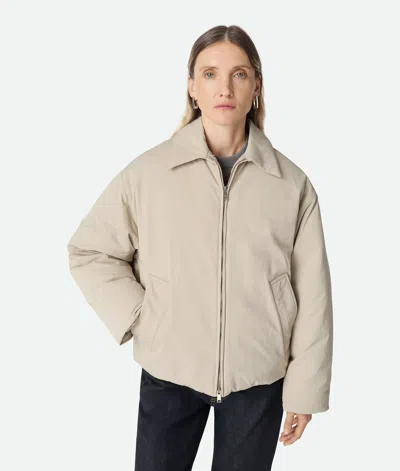 Bottega Veneta Steppjacke Aus Technischem Nylon In Neutral