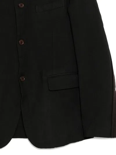 Black Comme Des Garçons Single-breasted Jacket In Black