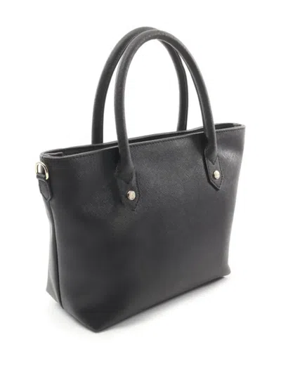 Pre-owned Vivienne Westwood Leather Tote Bag In Black