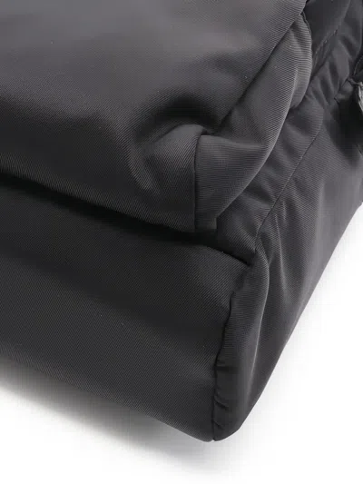 Pre-owned Prada Triangle-logo Crossbody Bag In Black